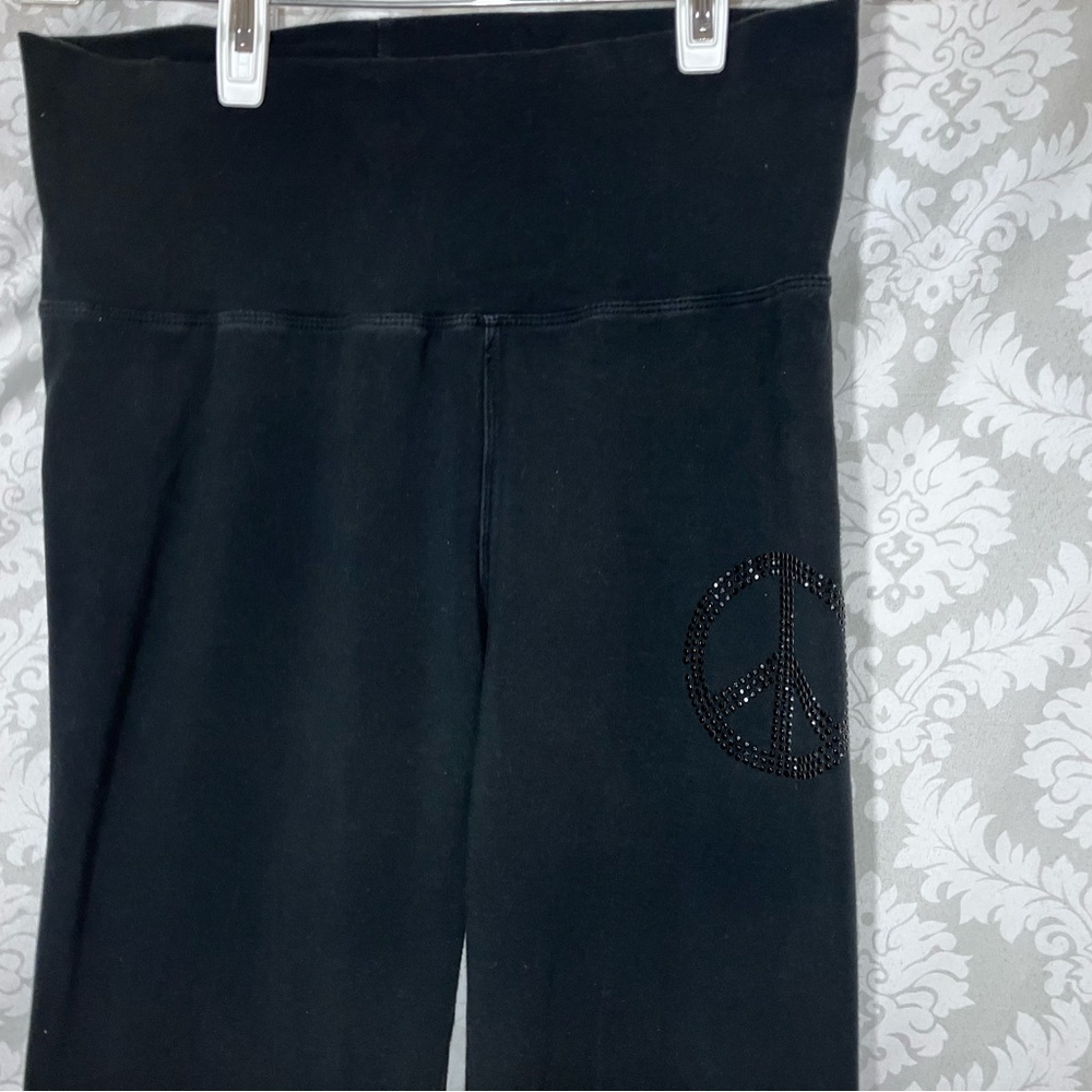 Pink Rose “Peace” leggings M - Picture 5 of 10